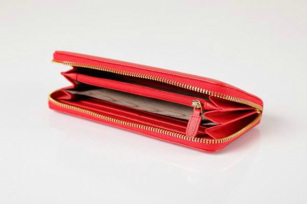 YSL zippy wallet 241153 red